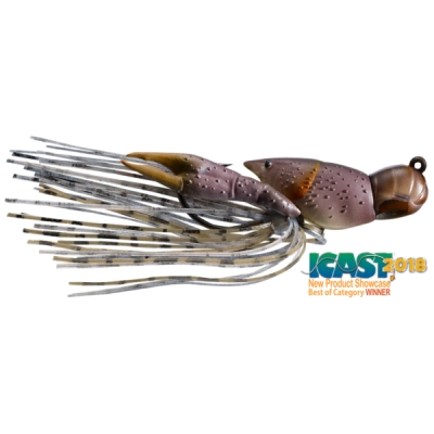 HOLLOW CRAWFISH JIG 4,5CM 14G 725 gri maro LIVE TARGET