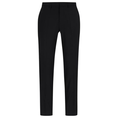 Pantaloni Hugo Hesten Suit negru