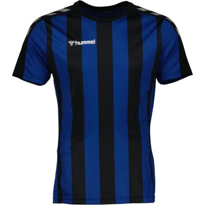 Hummel cu dungi Jersey copii negru albastru