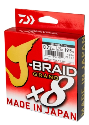 J-BRAID GRAND X8E albastru 010MM 7KG 135M DAIWA