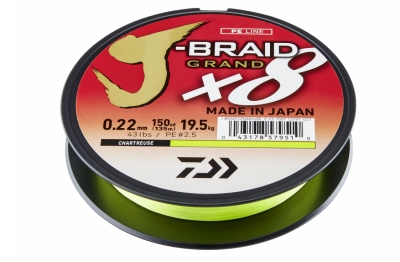 J-BRAID GRAND X8E CHARTR 022MM 19,5KG 135M DAIWA