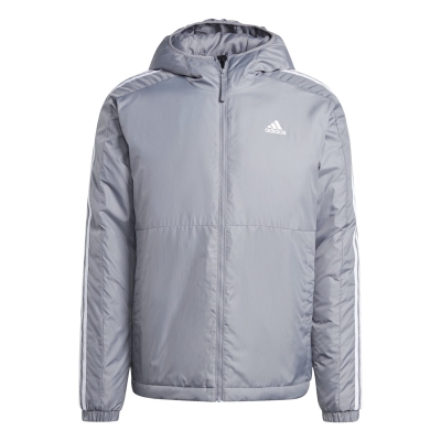 Jacheta adidas 3 cu dungi Essential cu gluga pentru Barbati gri