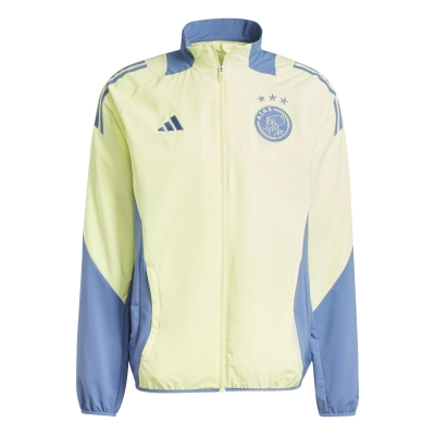 Jacheta adidas Ajax Amsterdam Pre Match 2024 2025 pentru adulti galben