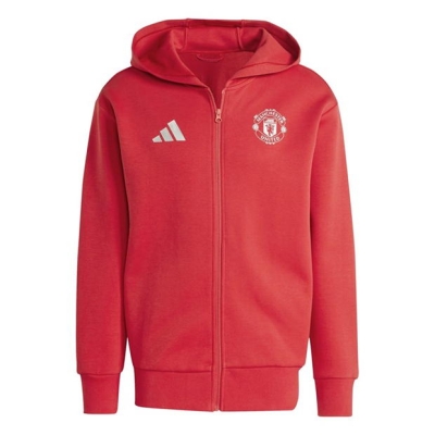 Jacheta adidas Manchester United Anthem 2024 2025 pentru adulti rosu