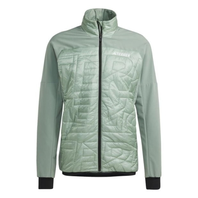 Jacheta adidas Terrex Xperior Varilite Hybrid PrimaLoft pentru Barbati argintiu verde