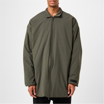 Jacheta FEAR OF GOD ESSENTIALS Filled Shirt albastru