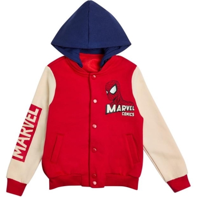 Jacheta Marvel Varsity cu gluga Bomber cu personaje