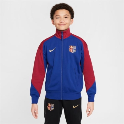 Jacheta Nike Barcelona Academy Pro Anthem 2024 2025 Juniors albastru