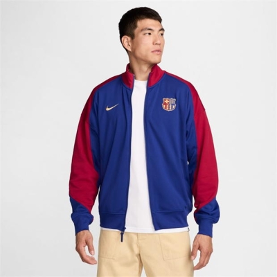 Jacheta Nike Barcelona Academy Pro Anthem 2024 2025 pentru adulti albastru