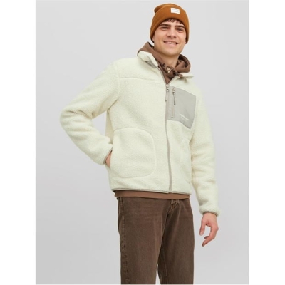 Bluze Jacheta Jack and Jones cu fermoar Teddy pentru Barbati multicolor