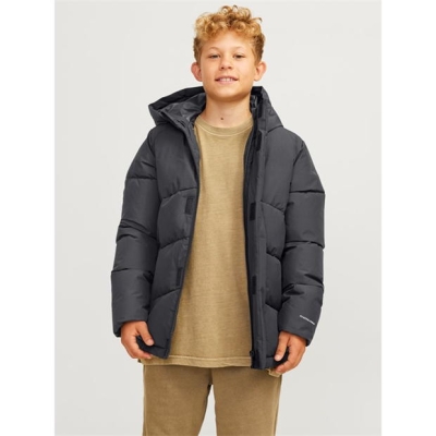 Geaca matlasata Jack and Jones World gri