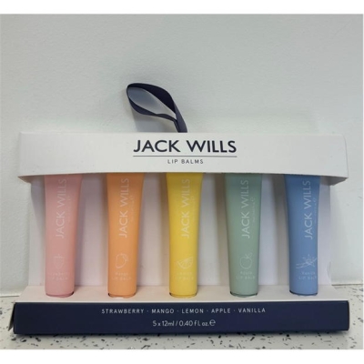 Jack Wills Lip Balm 5Pck pentru femei multicolor