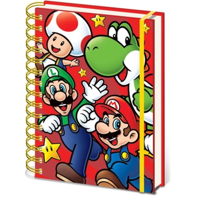 Super Mario Super Mario -Core Run A5 Wiro Notebook