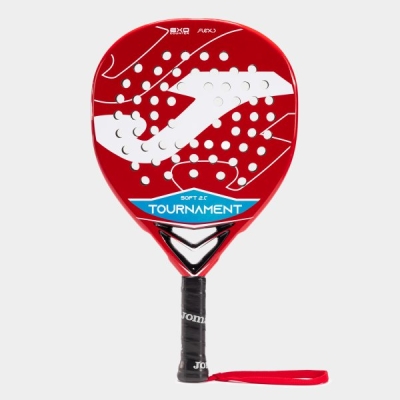 Joma Tournament Soft Paddle Racket rosu alb