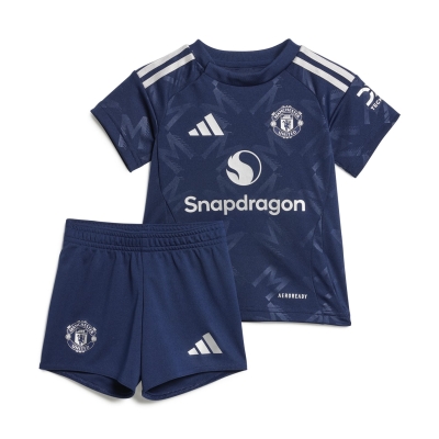 Kit fotbal bebelusi adidas Manchester United Away 2024 2025 albastru