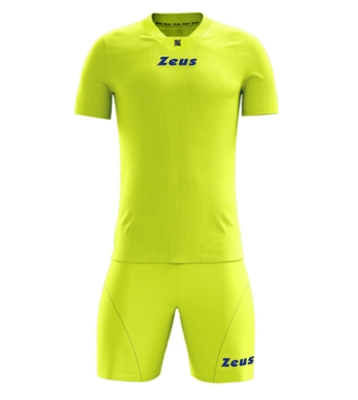 Kit fotbal Promo Zeus galben fosforescent