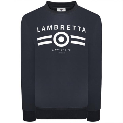 Lambretta CrwNckSwet pentru barbati negru