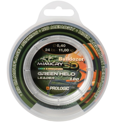 LEADER MIMICRY verde HELO 040MM 11KG 100M PROLOGIC