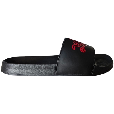 Lee Cooper slides, negru and rosu LCW-24-42-2484MC barbati