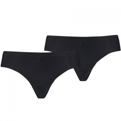 Lenjerie Puma Seamless Thongs 2 Pairs Hang negru 935021 01 pentru femei