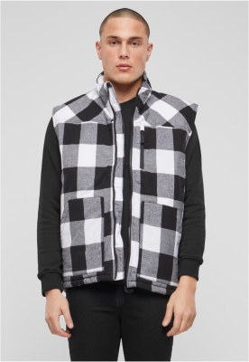 Lumber Vest alb negru Brandit