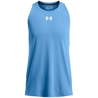 Maiou Under ARMOUR Baseline bumbac viralblue alb