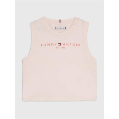 Maiouri Tommy Hilfiger Essential fara maneci Juniors faint roz