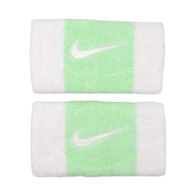 Mansete Set Frotki on the wrist Nike Sweosh Doublewide 2 . Bia O-verde n0001586117os