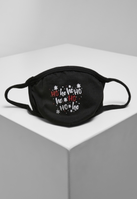 Ho Ho Ho Face Mask negru Urban Classics