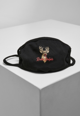 Reindeer Face Mask negru Urban Classics