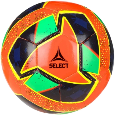 Minge de fotbal Select clasic portocaliu-verde 18523