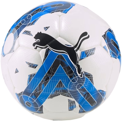 Minge fotbal Puma Orbita 5 Hybrid alb- albastru 83783 03