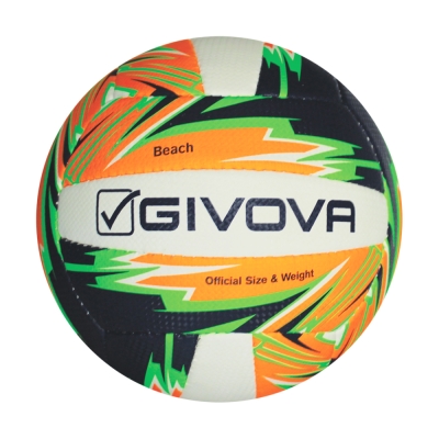 Minge volei Pallone Echipament volei SPECIAL 8 Givova portocaliu fosforescent bleumarin