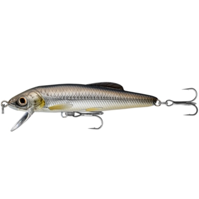 MINNOW FINESSE JERKBAIT 6CM 3G argintiu negru LIVE TARGET