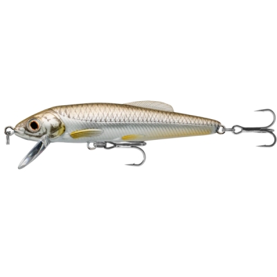 MINNOW FINESSE JERKBAIT 7,5CM 7G argintiu PEARL LIVE TARGET