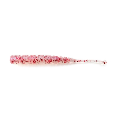 NALUCA AJI MICRO PLU 5CM CLEAR rosu GLITTER MUSTAD