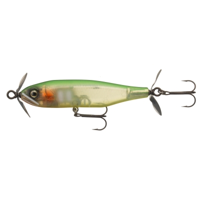 NALUCA STEEZ PROP 85F 8,5CM 12,7G CLEAR LIME marime 4 DAIWA