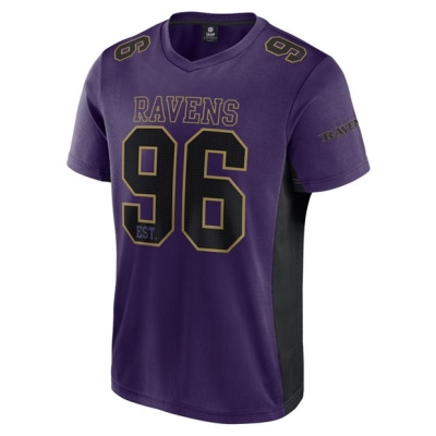 NFL plasa Jersey pentru Barbati negru ravens