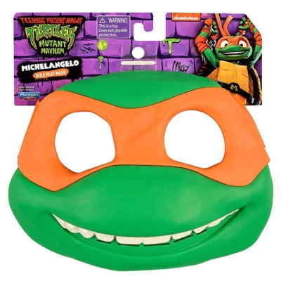 Nickelodeon TMNT: MUTANT MAYHEM MICHELANGELO ROLE PLAY MASK multicolor