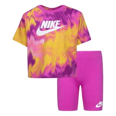 Nike BOXY TEEBIKESHO Ch33 albastru fucsia