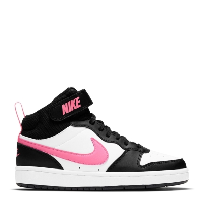 Nike Court Borough Mid 2 Big Shoes pentru Copii alb roz