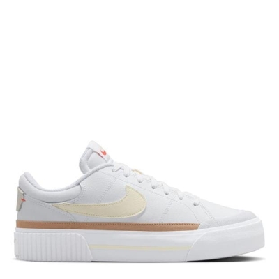 Nike Court Legacy Lift Shoes pentru femei alb coconut