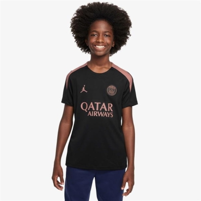 Nike Paris Saint-Germain Strike Third Top 2024 2025 Juniors negru