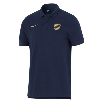 Tricouri Polo Nike Racing 92 2024 2025 pentru adulti negru auriu