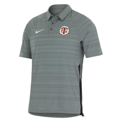 Tricouri Polo Nike Stade Toulousain antrenament 2024 2025 pentru adulti gri