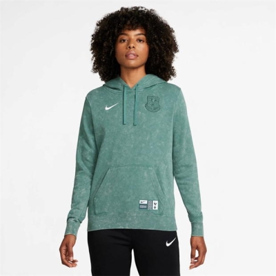 Nike WNSW CLUBFLC STDPO HDY 3R verde