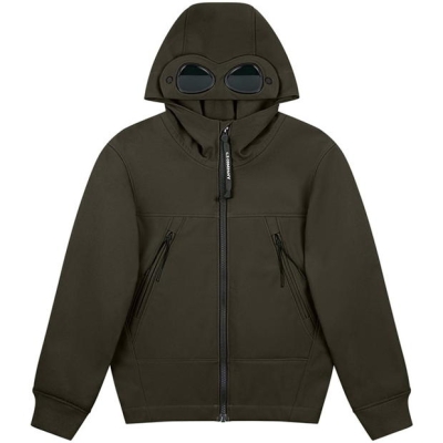 Ochelari pentru inot Jacheta CP COMPANY Softshell cu gluga pentru baieti verde