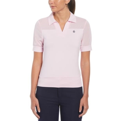 Original Penguin Golf half Slv plasa femei gelato roz