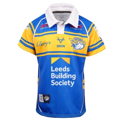 Tricou Acasa OXEN Leeds Rhinos 2025 Juniors albastru