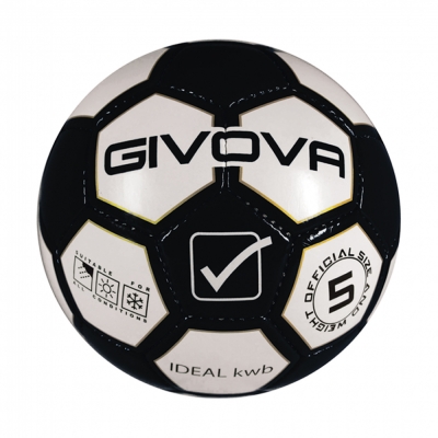 Mingi fotbal PALLONE IDEAL KWB Givova negru alb